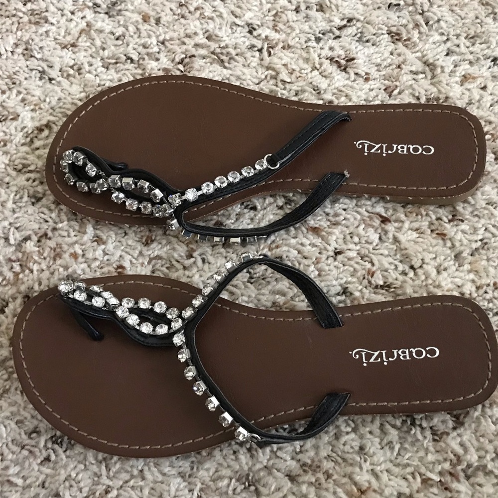 Cabrini Rhinestone Sandals - Picture 5 of 5